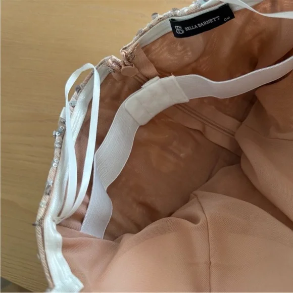 Bella Barnett Sorel Pearl Sequin Tassel Mini Dress - Picture 10 of 14